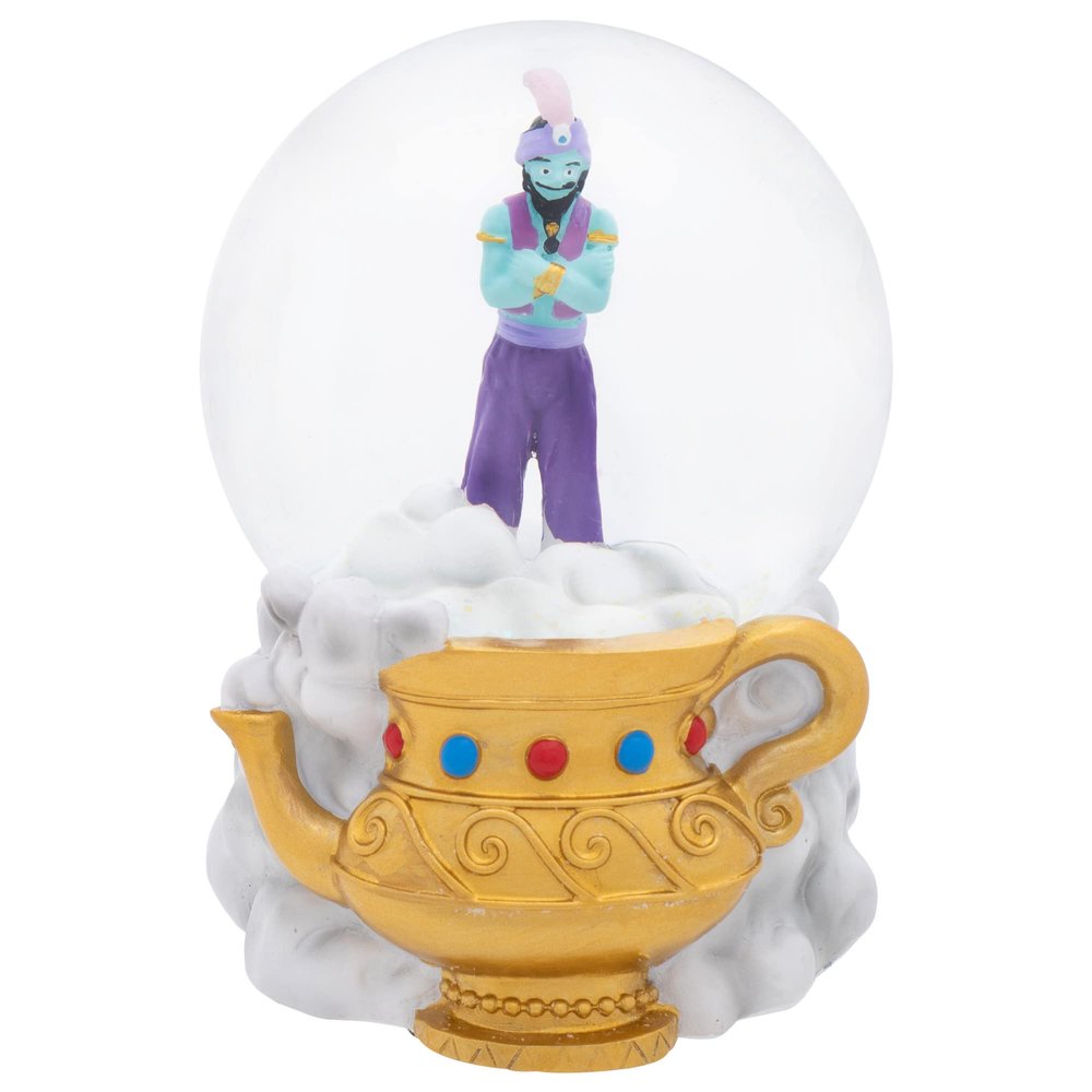 Elanze Designs Genie and Jeweled Magic Oil Lamp Cloud Su100MMon Wish The Peddler Arabian Desert Prince Jasmine Flying Carpet 100MM Musical Glitter Snow Globe Plays Tune Fantasie Impromptu