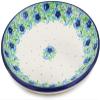 Polmedia Polish Pottery Dessert Plate UNIKAT - Springing Into Spring Pattern Handmade in Boleslawiec Poland by Ceramika Artystyczna + Certificate of Authenticity view 1