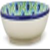 Polmedia Polish Pottery Dessert Plate UNIKAT - Springing Into Spring Pattern Handmade in Boleslawiec Poland by Ceramika Artystyczna + Certificate of Authenticity view 3
