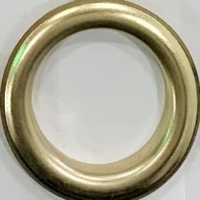 Ikiriska Add Grommets/Eyelets to The top of Any of Our Custom Made Curtains (16. Gold Metal, 50" Wide Panel (8 Grommets))