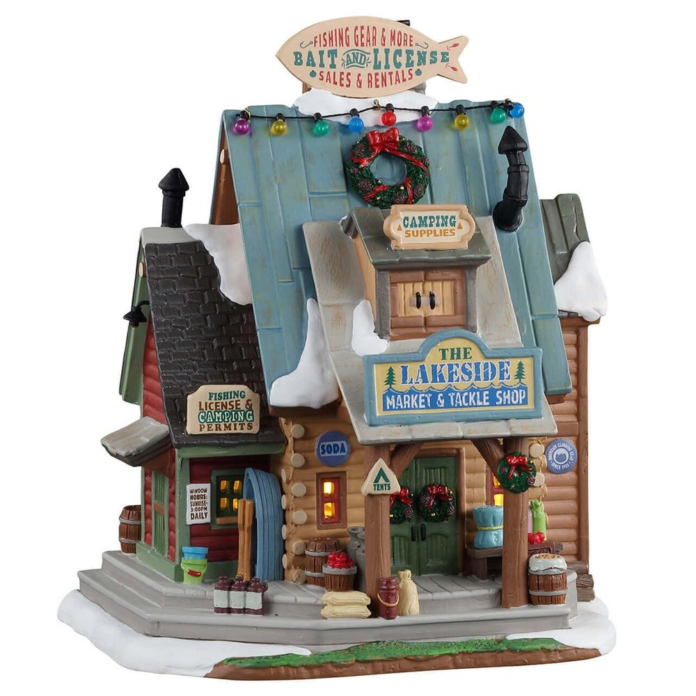 Lemax The Lakeside Market & Tackle Shop #15746
