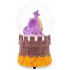 Elanze Designs Dragon Castle Purple Roaring Flames Tower Ramparts Lava Turret Medieval Battle Fantasy Knight Slaying 100MM Musical Glitter Snow Globe Plays Tune Fantasie Impromptu view 1