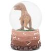 Elanze Designs T-Rex Tyrannosaurus Fossils Brown Paleontologist Bone Dig Skeleton Science STEM Footprints Museum 100MM Musical Glitter Dinosaur Snow Globe Plays Tune Born Free view 2