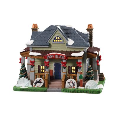 Lemax 15774 Christmas The Inviting Porch Home Figurine, Porcelain