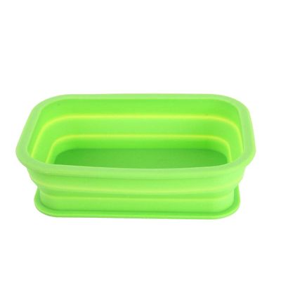 Lingland Rectangle Shape Style Scalable Silicone Storage Box for Vehicle and House(Orange) Car Storage Box Storage Box Storage Box (Color : Green)