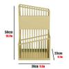Umbrella Racks Gold Large-Capacity Metal Umbrella Stand Umbrella Holder, Family Hotel Office Storage Rack, with Drainage Holes (Size : 30x23x50cm) view 2