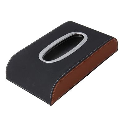 Lingland Universal Home Office Hotel Car Facial Tissue Box Case Holder Tissue Box Paper Napkin Bag (Not Include Napkin) (Black) Car Storage Box Storage Box Storage Box (Color : Black)