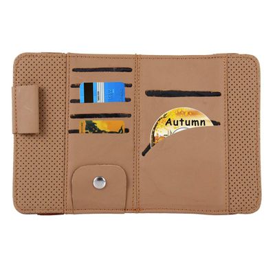 Lingland Auto Car Sun Visor Card CD Storage Holder Pouch Bag Car Storage Box Storage Box Storage Box (Color : Color5)