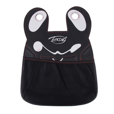 Lingland Cartoon Style Car Seat Back Organizer Car Seat Hanging Bag Storage for Snacks Drinks Books ipad and Phone(Black) Car Storage Box Storage Box Storage Box (Color : Black)