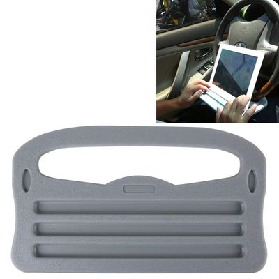 Lingland Vehicle Portable Desk Steering Wheel Multi-use Tray Stand Car Food Eating Table iPad Holder(Black) Car Storage Box Storage Box Storage Box (Color : Grey)