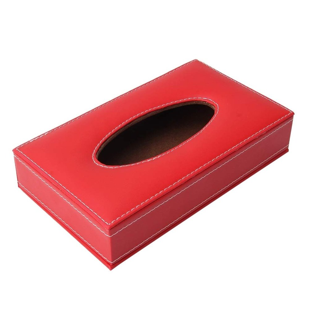 Lingland Universal Home Office Hotel Car Facial Tissue Box Case Holder Tissue Box Fashion and Simple Paper Napkin Bag (Not Include Napkin)(Black) Car Storage Box Storage Box Storage Box