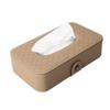 Lingland Universal Car Facial Tissue Box Case Holder Tissue Box Fashion and Simple Paper Napkin Bag with Napkin(Black) Car Storage Box Storage Box Storage Box (Color : Khaki) view 1
