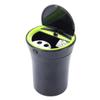 Lingland Universal Portable Car ABS Trash Rubbish Bin Ashtray with Blue LED Light and Lit Car Storage Box Storage Box Storage Box view 1