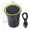 Lingland Universal Portable Car ABS Trash Rubbish Bin Ashtray with Blue LED Light and Lit Car Storage Box Storage Box Storage Box view 4
