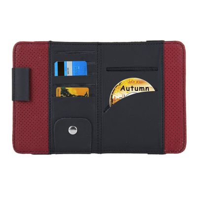 Lingland Auto Car Sun Visor Card CD Storage Holder Pouch Bag Car Storage Box Storage Box Storage Box (Color : Color3)