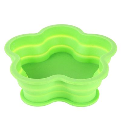 Lingland Flower Shape Style Scalable Silicone Storage Box for Vehicle and House(Black) Car Storage Box Storage Box Storage Box (Color : Green)