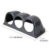 Lingland 60mm Universal Horizontal Carbon lead Material 3 Triple Auto Car Dash Gauge Meter Pod Mount Holder Dashboard 3 Hole Cup Vehicle Performance Meter Instrument Accessories Car storage box storag view 2