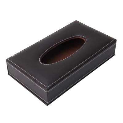 Lingland Universal Home Office Hotel Car Facial Tissue Box Case Holder Tissue Box Fashion and Simple Paper Napkin Bag (Not Include Napkin)(Black) Car Storage Box Storage Box Storage Box