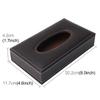 Lingland Universal Home Office Hotel Car Facial Tissue Box Case Holder Tissue Box Fashion and Simple Paper Napkin Bag (Not Include Napkin)(Black) Car Storage Box Storage Box Storage Box view 2