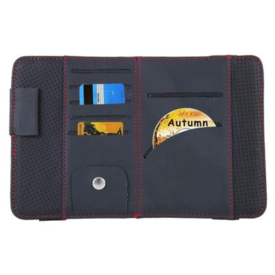 Lingland Auto Car Sun Visor Card CD Storage Holder Pouch Bag Car Storage Box Storage Box Storage Box (Color : Color1)