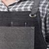 DayStar Apparel American Denim Series Criss Cross Apron - Style 934XX (Black Grey) view 3
