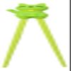 Ebros Gift Reusable Training Chopsticks Set With Animated Food Safe Silicone Helper Hinge Guide For Sushi Noodles Rice Dining Fun For All Ages (Green Maneki Neko Lucky Cat) view 4