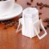 100Pcs Portable Coffee Filter Paper Bag Hanging Ear Drip Coffee Bag Single Serve Disposable Drip Coffee Filter Bag Perfect for Travel, Home, Office,Camping view 3