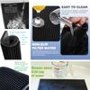 Bar Mat 4Pack IMIYOKU 0.3" Thick Durable Bar Mat for Spills Service Mat for Coffee Bars Restaurants and Counter Top Dish Drying Mat Glass Drying Mat (Black 1PC/18" x 12" +1PCS/23" x 3" +2PC/12" x 6") view 3