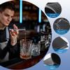 Bar Mat 4Pack IMIYOKU 0.3" Thick Durable Bar Mat for Spills Service Mat for Coffee Bars Restaurants and Counter Top Dish Drying Mat Glass Drying Mat (Black 1PC/18" x 12" +1PCS/23" x 3" +2PC/12" x 6") view 4