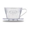 Melitta Coffee Dripper 1-2 Cup Clear Filter with 1x1 Measuring Spoon Plastic CF-T 1x1 view 1