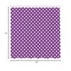 Ambesonne Abstract Shower Curtain, Picnic Inspired 50s 60s 70s Themed Polka Dot Retro Spotted Pattern Print, Cloth Fabric Bathroom Decor Set with Hooks, 69" W x 84" L, Purple White view 3