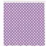 Ambesonne Abstract Shower Curtain, Picnic Inspired 50s 60s 70s Themed Polka Dot Retro Spotted Pattern Print, Cloth Fabric Bathroom Decor Set with Hooks, 69" W x 84" L, Lavender White view 2