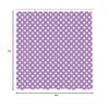 Ambesonne Abstract Shower Curtain, Picnic Inspired 50s 60s 70s Themed Polka Dot Retro Spotted Pattern Print, Cloth Fabric Bathroom Decor Set with Hooks, 69" W x 84" L, Lavender White view 3