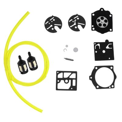 Shnile Carburetor Repair Rebuild Kit Compatible with K10-HDC HS151 FS150 FS151 015L 015AV 015AVE 015LQ 015AVQ HU44 140S 240S 240SE 240SG 444 Solo 600 605 606 631 Chainsaw Fuel Line Filter