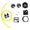 Shnile Carburetor Repair Rebuild Kit Compatible with K10-HDC HS151 FS150 FS151 015L 015AV 015AVE 015LQ 015AVQ HU44 140S 240S 240SE 240SG 444 Solo 600 605 606 631 Chainsaw Fuel Line Filter view 1