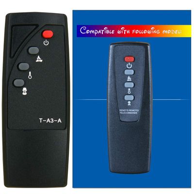 Compatible with Twin Star ClassicFlame Classic Flame Dura Flame Fireplace Stove Heater Infrared Remote Control 22EF030GRA 22EF030SRA 18II210GRA 23II210GRA 18II210GRA-A000 18II210GRA-A001 (T-A3-A)