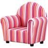 ZYCSKTL Couch Simple Striped Single Sofa Chair in The Living Room, Kindergarten Reading Learning Backrest Armchair, Suitable for 1-6 Years Old (Color : Pink, Size : 56 * 36.5 * 60cm) view 1