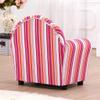 ZYCSKTL Couch Simple Striped Single Sofa Chair in The Living Room, Kindergarten Reading Learning Backrest Armchair, Suitable for 1-6 Years Old (Color : Pink, Size : 56 * 36.5 * 60cm) view 2
