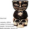 chongjian (450ML) Tiki Mugs Cocktail,Ceramic Tiki Mug for Exotic Cocktail Glasses,Tiki Bar Professional Hawaiian Party Barware - Great Home Bar Present idea view 2