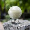 ZAICUS 50 mm Green Jade Sphere Ball with Metal Stand Gemstone Ball for Witchcraft and Decorative Balls Sculpture Figurine Home Decor Collection Gift Photography Crystal Sphere Decoration view 4