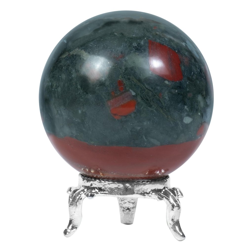 ZAICUS 50 mm Amethyst Sphere Ball with Metal Stand Gemstone Ball for Witchcraft and Decorative Balls Sculpture Figurine Home Decor Collection Gift Photography Crystal Sphere Decoration