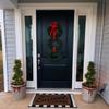 35inch Spiral Topiary Tree, 2 Pack Artificial Ceder Outdoor Plants, Boxwood Topiary Trees Fake Greenery for Front Porch Home Decor view 2