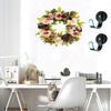 Jinegelela 2PCS Magnetic Metal Wreath Hanger Door Hook, Wreath Hook Holder for Metal Door (Black) view 1