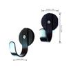Jinegelela 2PCS Magnetic Metal Wreath Hanger Door Hook, Wreath Hook Holder for Metal Door (Black) view 4