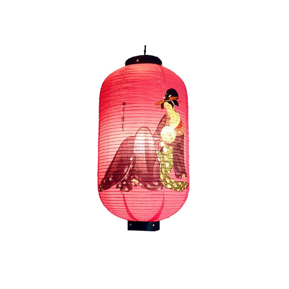 TONGTONG 10 Inches Japanese Style Traditional Handmade Hanging Lanterns (Lampshade) for Hotel Sushi Bar Restaurant Decorations Supplies #02