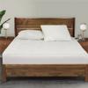 All-in-One Water-Resistant Charcoal Effects Odor Control and Cooling Fitted Mattress Pad, Queen,White view 2