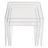 Set of 3 Clear Acrylic Nesting Display Risers 9 L x 8 W x 9 H and Smaller For Displaying Collections at Home or Products in a Store (Quantity 1) (1) view 2