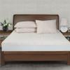 All-in-One Water-Resistant Copper Effects Hygienic Fitted Mattress Pad, Full,White view 2