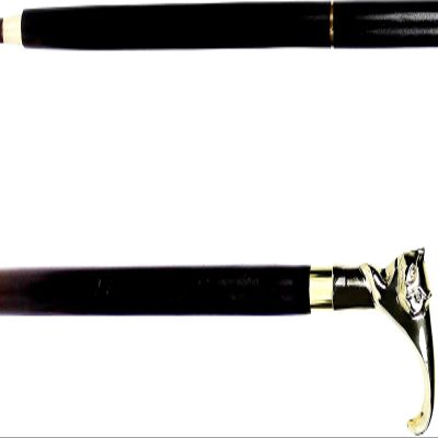 Vimal Nautical Cat Best Gift Set Handmade Walking Stick for Men & Women Victorian Wands Cane Brass Walking Cane Stick, Silver & Black, 36 TO 37 inches INCH APPROX
