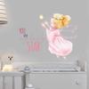 waldo Angel Wall Decal - Princess Wall Decor - WM20. Removable Nursery Wall Decal for Baby Room - Mural Wall Decal for Girls. You are my Lovely Star (Wide 40" x 33" Height) view 2